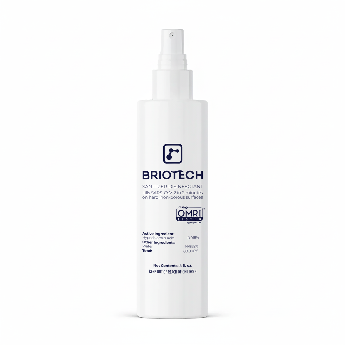 BRIOTECH Sanitizer/Disinfectant Spray