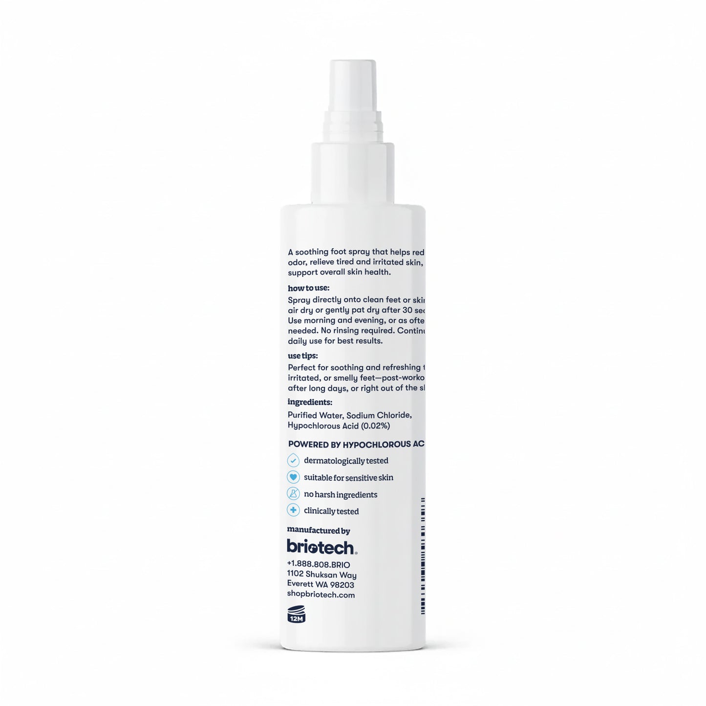 Topical Skin Spray for Feet